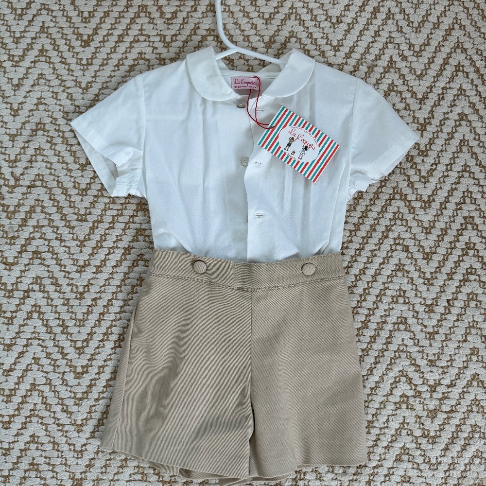 NWT, La Coqueta, Baby Boy set, Size 3T,